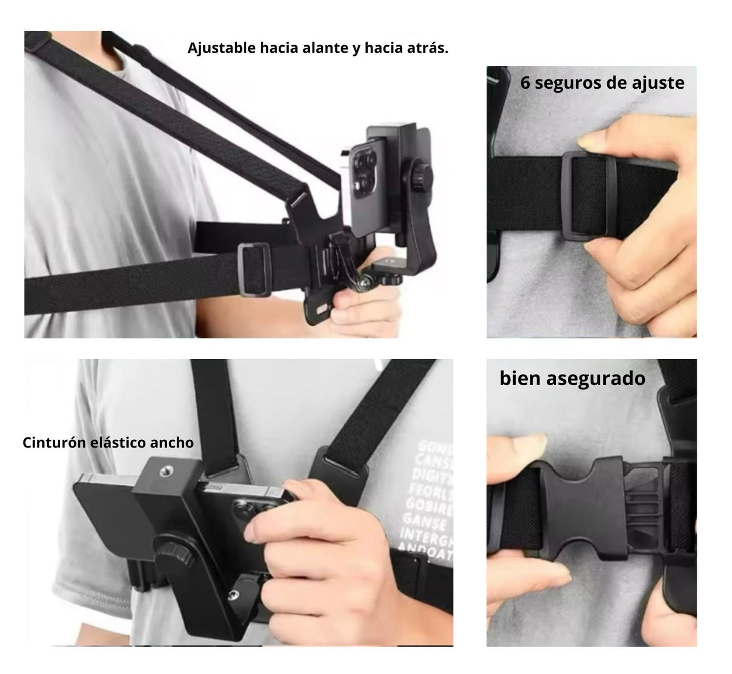 HandFree Pro- Soporte de Pecho para Teléfono Móvil